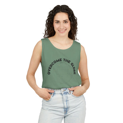 Women Cotton Tank -Multicolors! "Overcome the Globe"