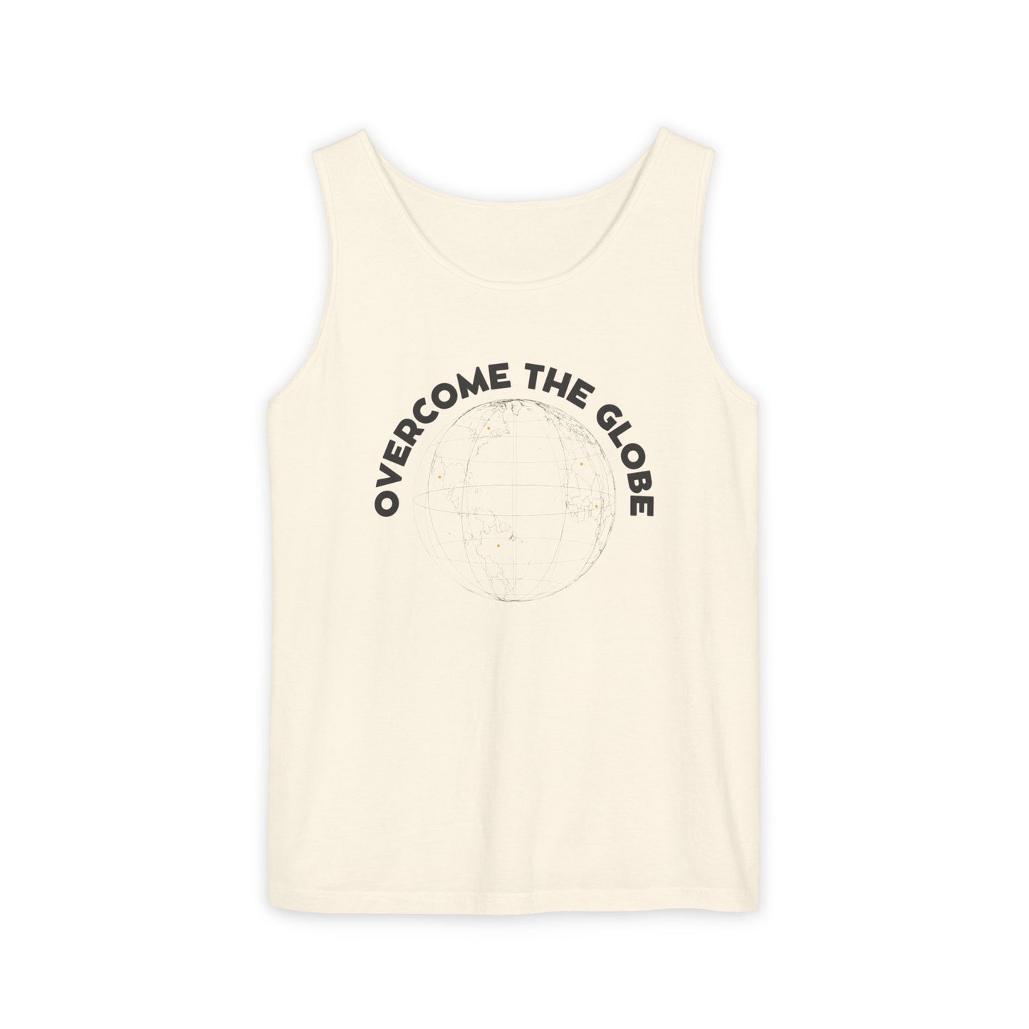 Women Cotton Tank -Multicolors! "Overcome the Globe"