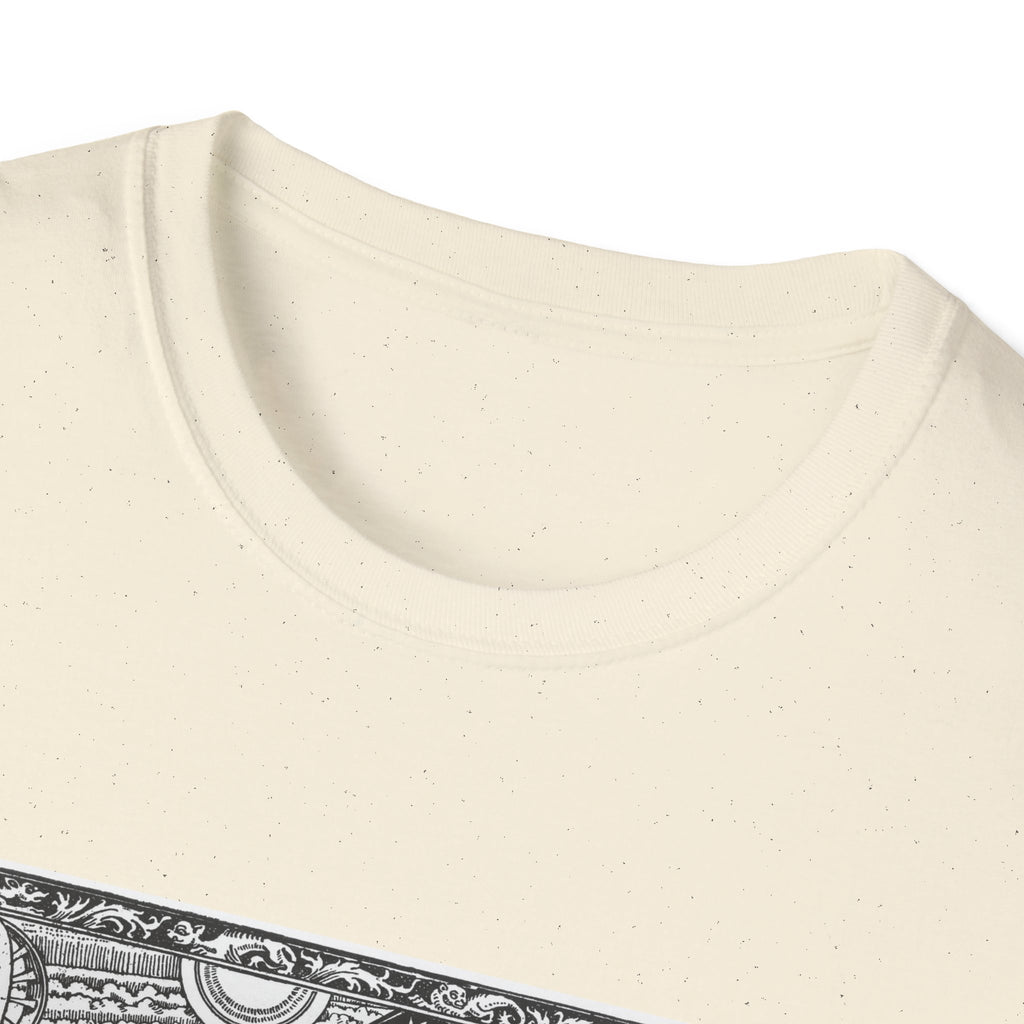 White & Natural Color - Unisex Softstyle T-Shirt 100% Cotton