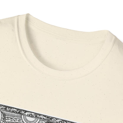 White & Natural Color - Unisex Softstyle T-Shirt 100% Cotton