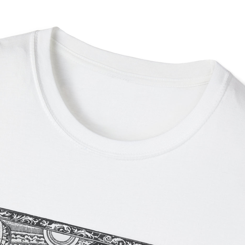 White & Natural Color - Unisex Softstyle T-Shirt 100% Cotton