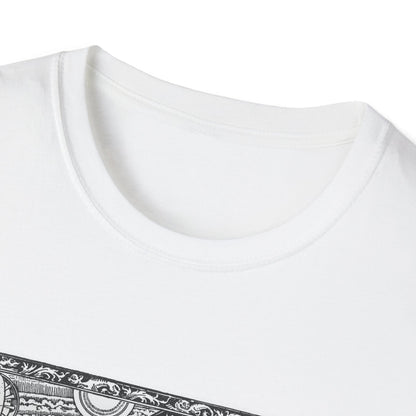 White & Natural Color - Unisex Softstyle T-Shirt 100% Cotton