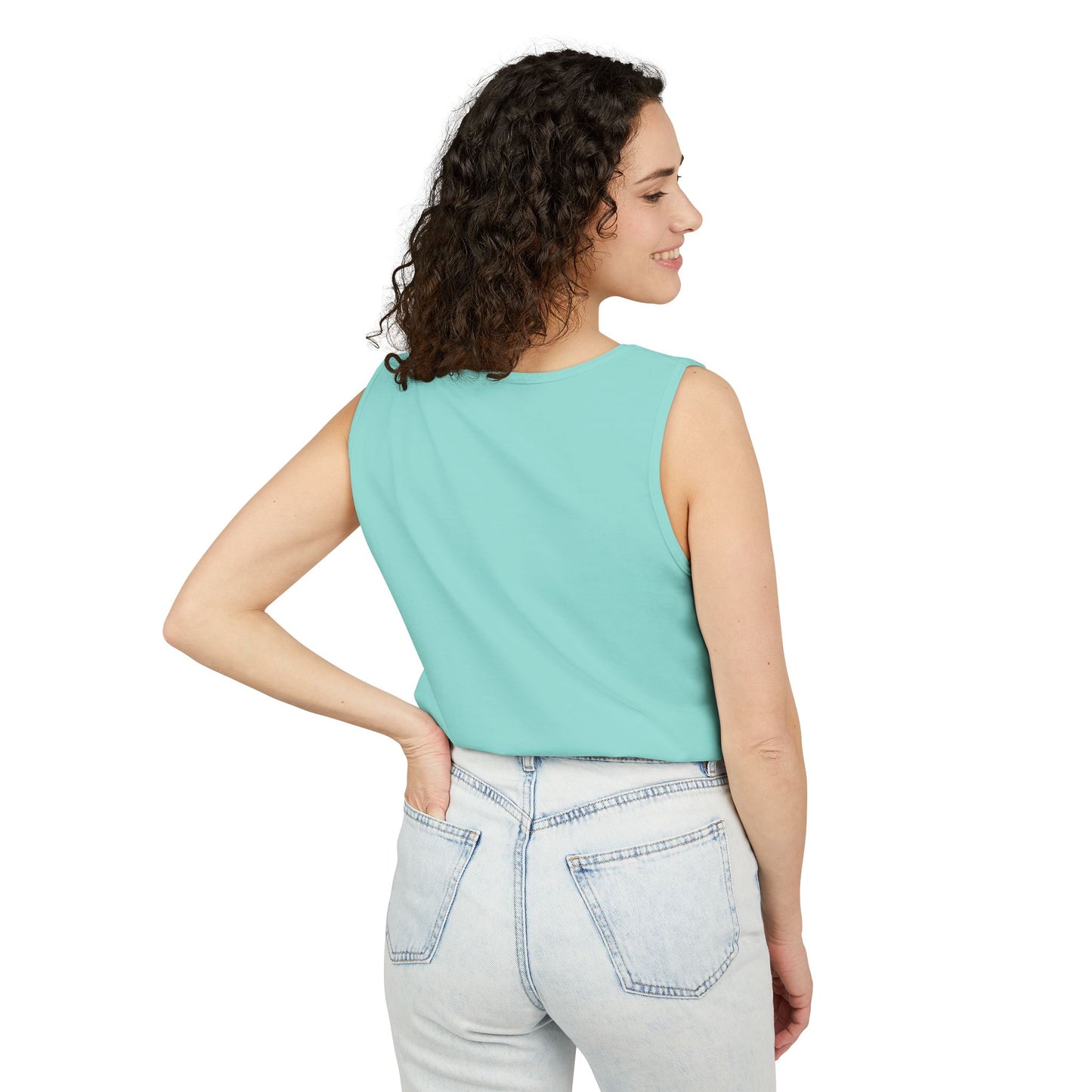 Women Cotton Tank -Multicolors! "Overcome the Globe"