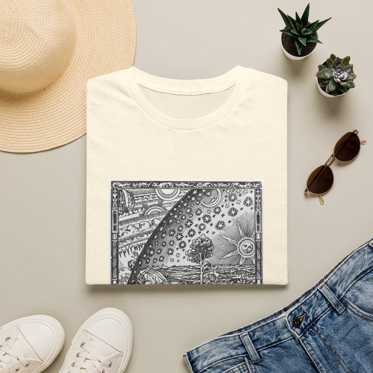 White & Natural Color - Unisex Softstyle T-Shirt 100% Cotton