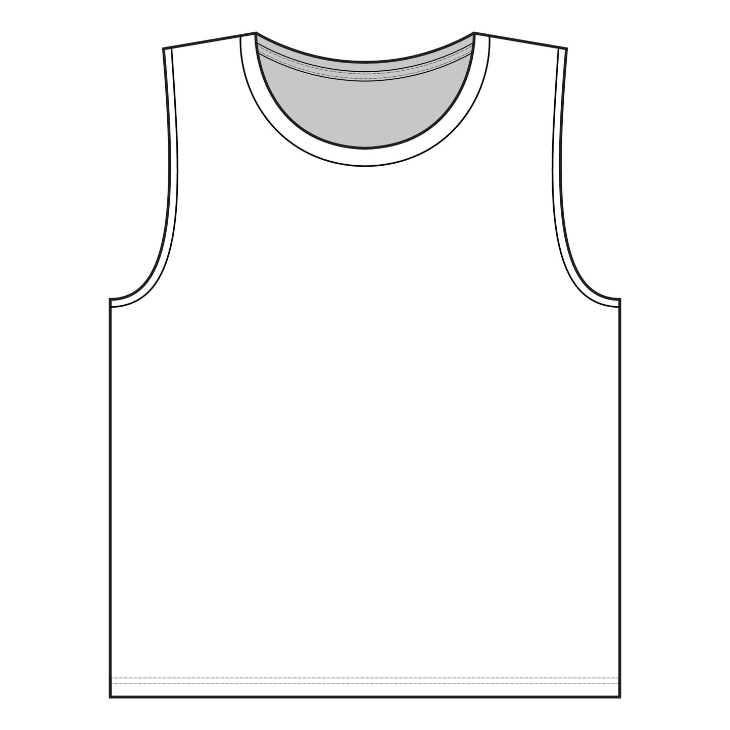 Women's Jersey Muscle Tank 100% Cotton  BLACK COLOR ONLY