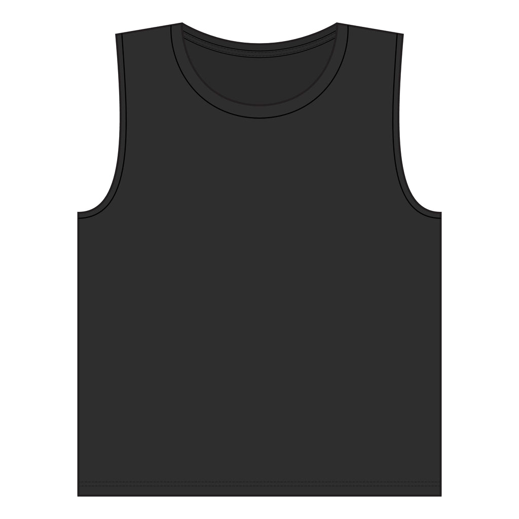Women's Jersey Muscle Tank 100% Cotton  BLACK COLOR ONLY