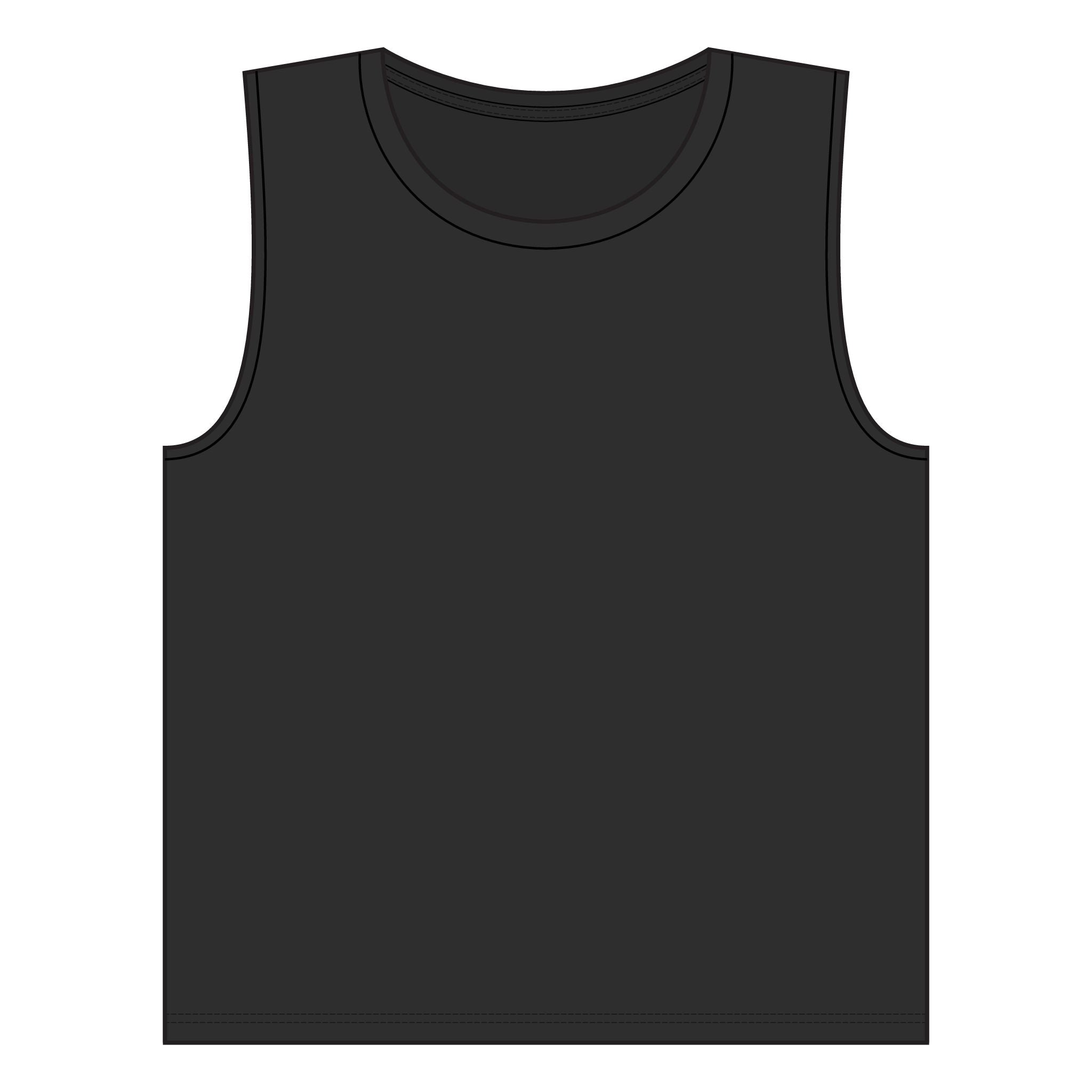 Women's Jersey Muscle Tank 100% Cotton  BLACK COLOR ONLY