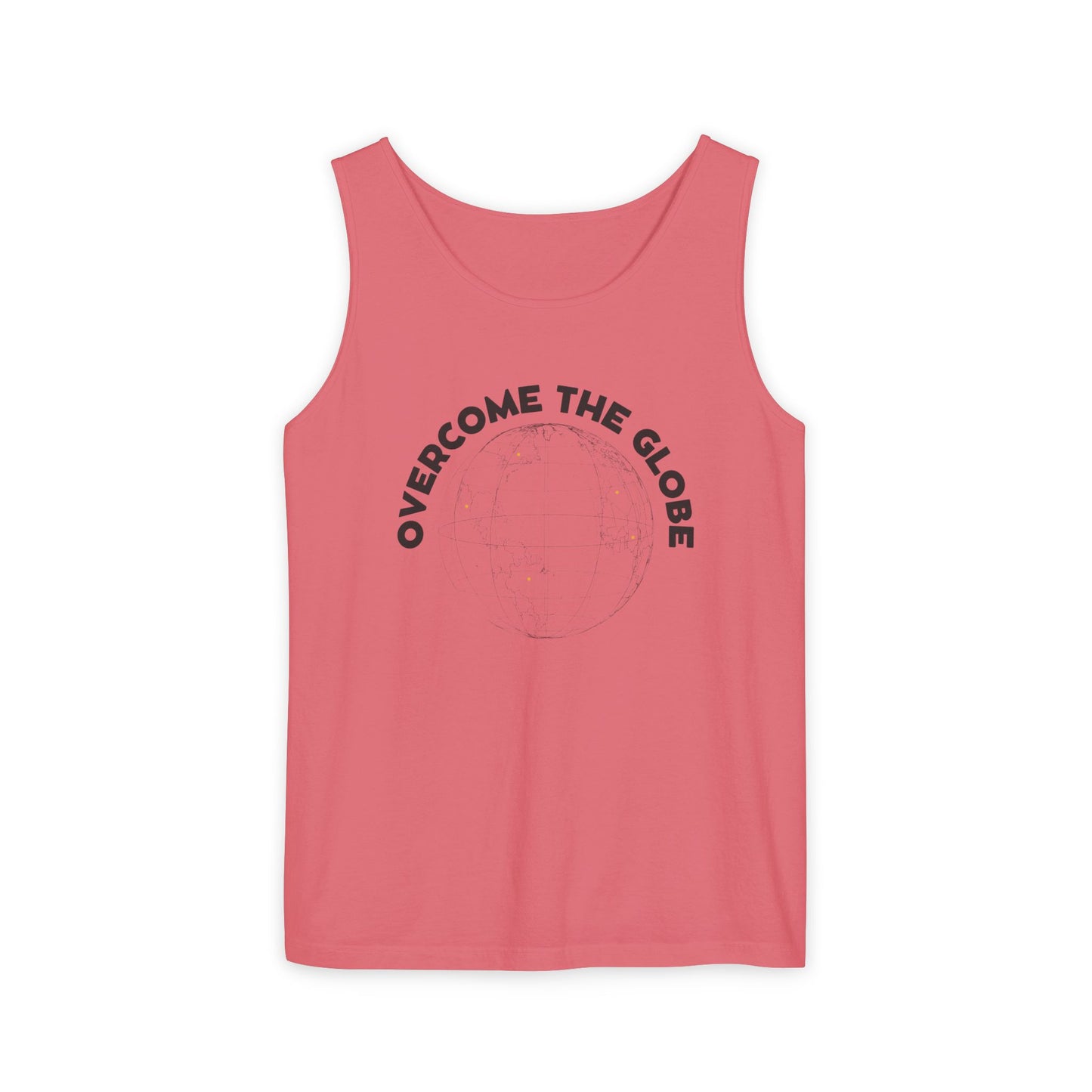 Women Cotton Tank -Multicolors! "Overcome the Globe"