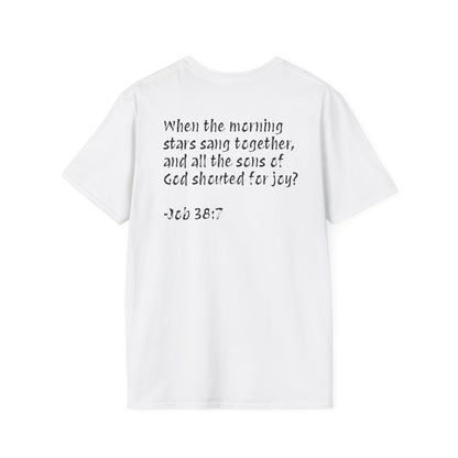 STARS ARE ANGELS -WHITE TSHIRT JOB 38:7