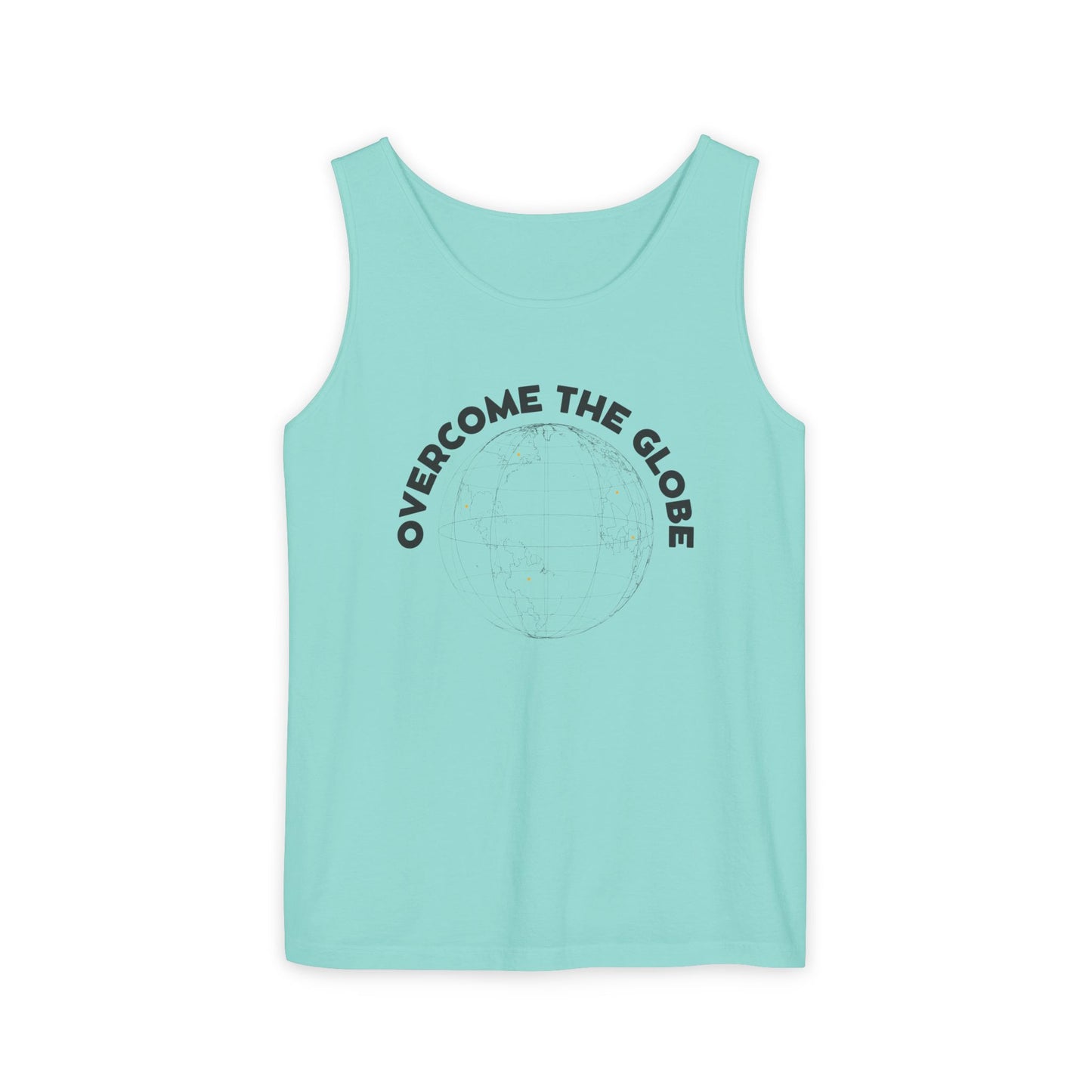 Women Cotton Tank -Multicolors! "Overcome the Globe"