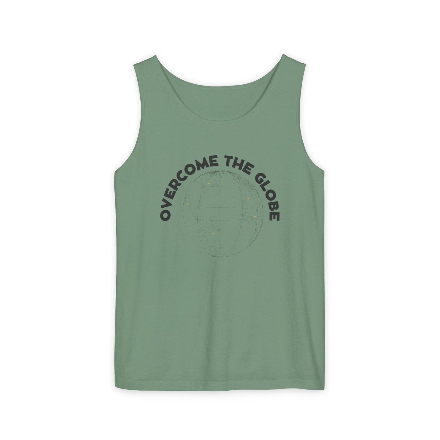 Women Cotton Tank -Multicolors! "Overcome the Globe"