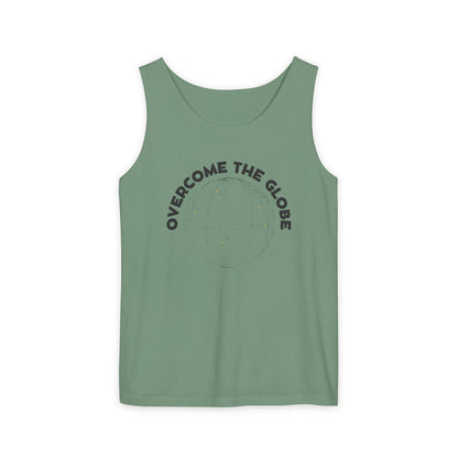 Women Cotton Tank -Multicolors! "Overcome the Globe"
