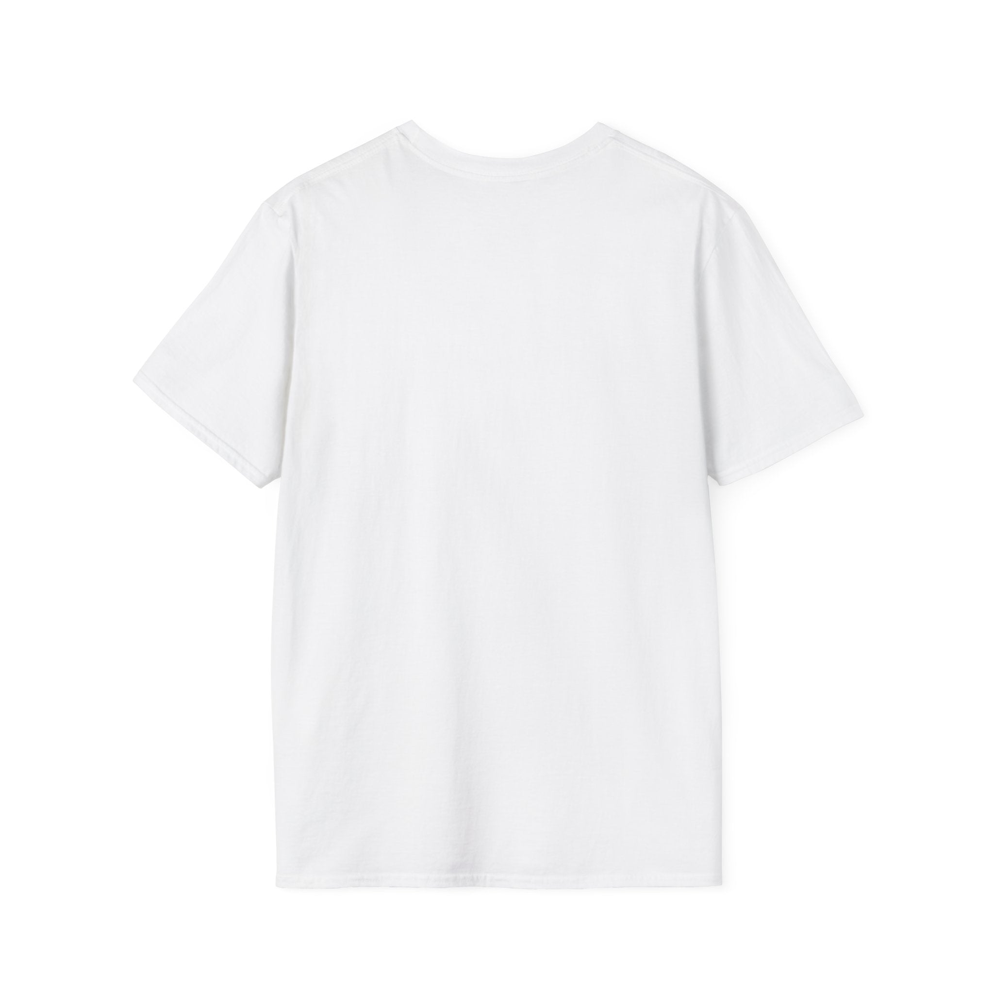 White & Natural Color - Unisex Softstyle T-Shirt 100% Cotton