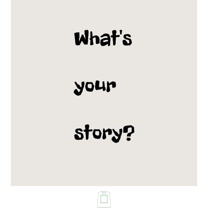 Men's Heavy Cotton Tank- What's your story?