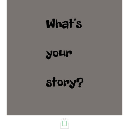 Men's Heavy Cotton Tank- What's your story?