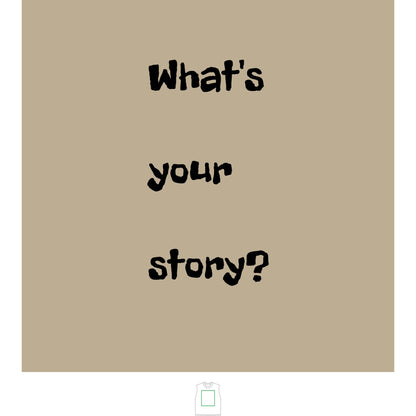 Men's Heavy Cotton Tank- What's your story?