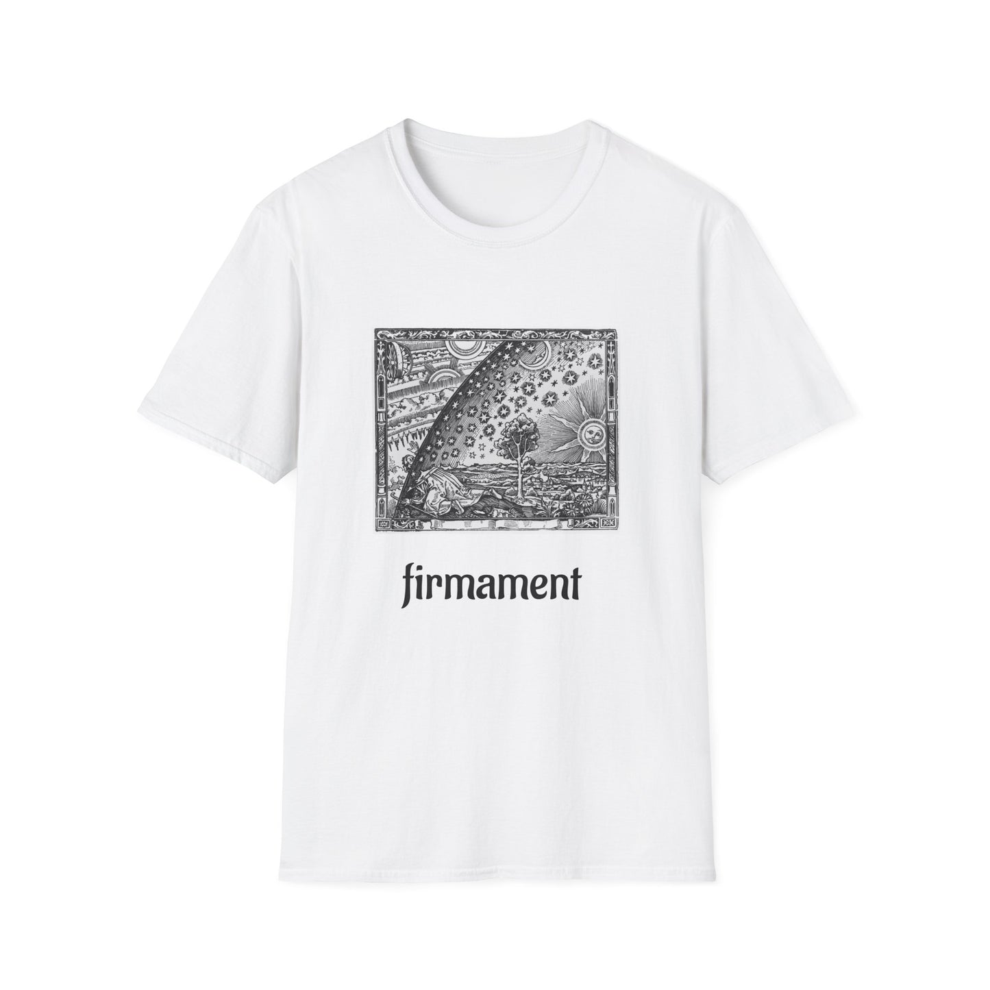 White & Natural Color - Unisex Softstyle T-Shirt 100% Cotton
