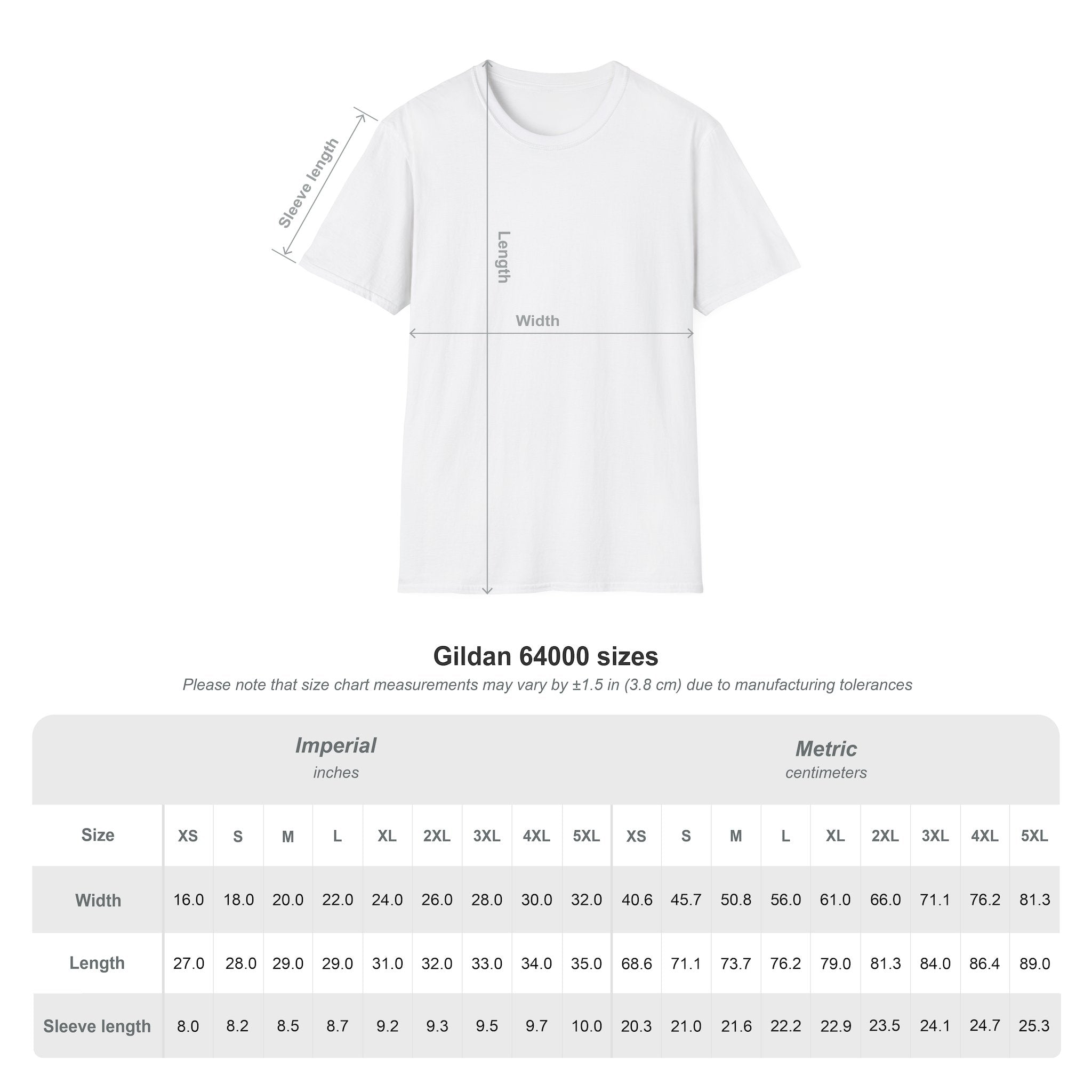 White & Natural Color - Unisex Softstyle T-Shirt 100% Cotton