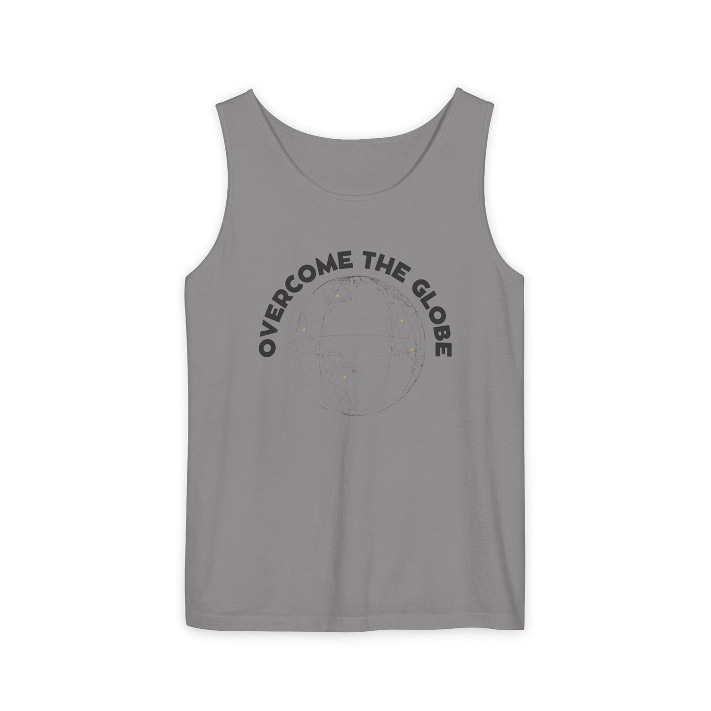 Women Cotton Tank -Multicolors! "Overcome the Globe"