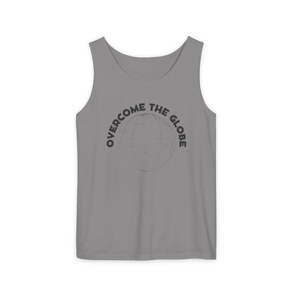 Women Cotton Tank -Multicolors! "Overcome the Globe"