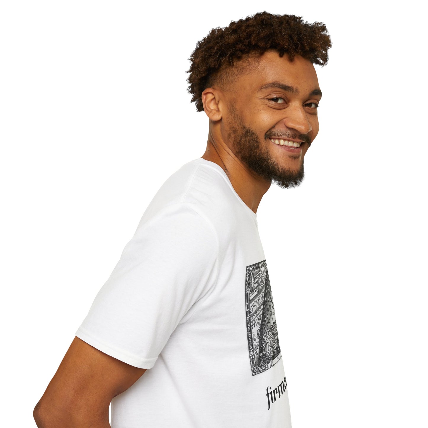 White & Natural Color - Unisex Softstyle T-Shirt 100% Cotton