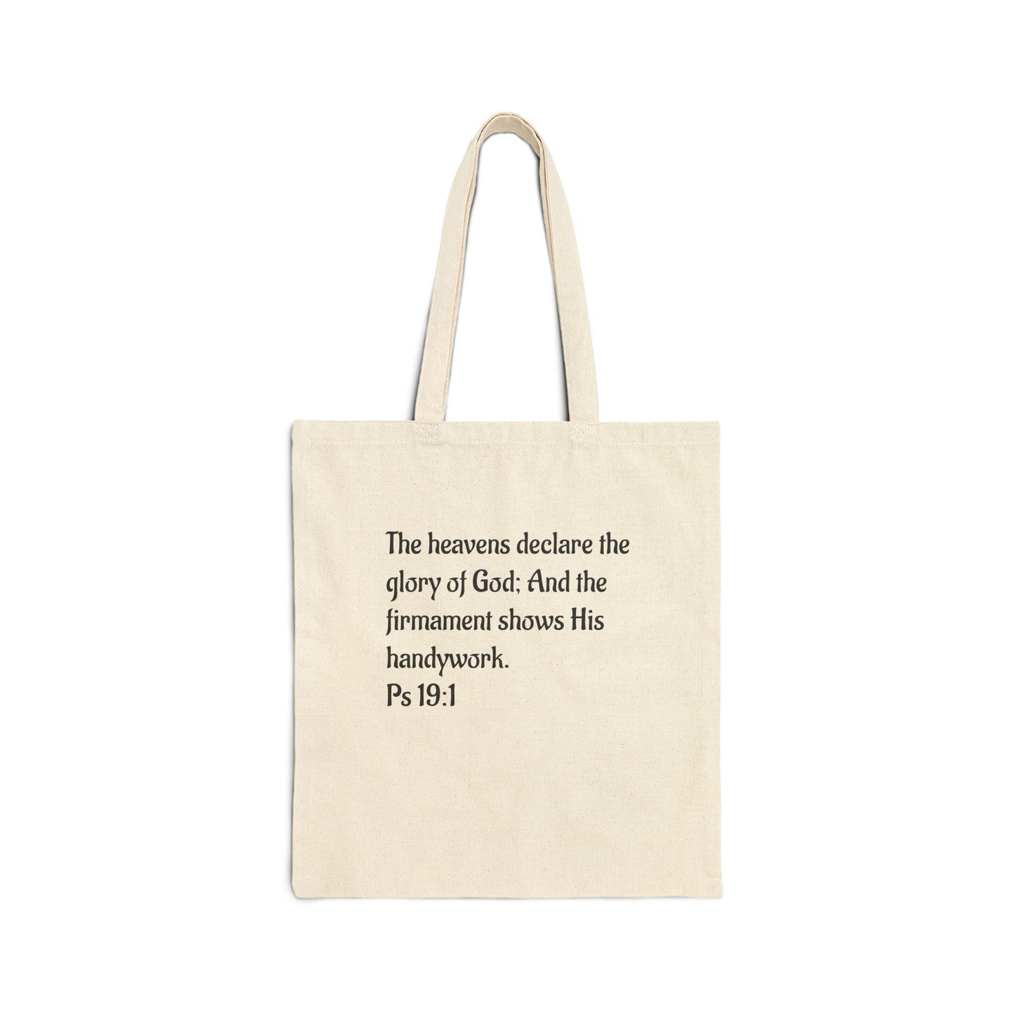 Firmament Image - NATURAL COLOR - Cotton Canvas Tote Bag - UNISEX
