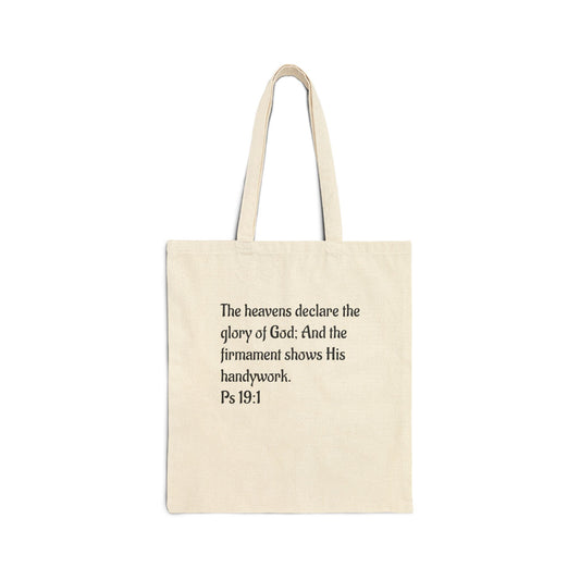 Firmament Image - NATURAL COLOR - Cotton Canvas Tote Bag - UNISEX