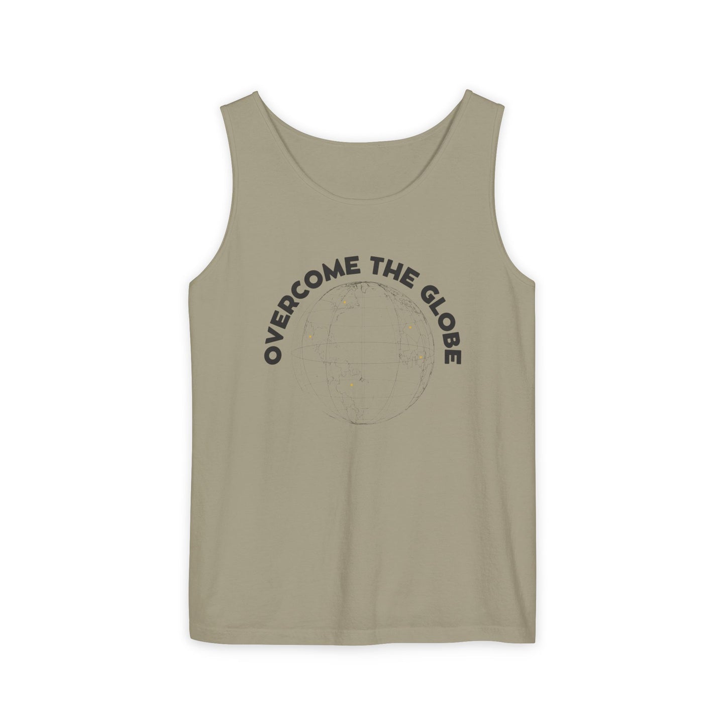 Women Cotton Tank -Multicolors! "Overcome the Globe"