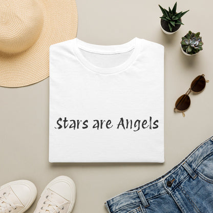 STARS ARE ANGELS -WHITE TSHIRT JOB 38:7