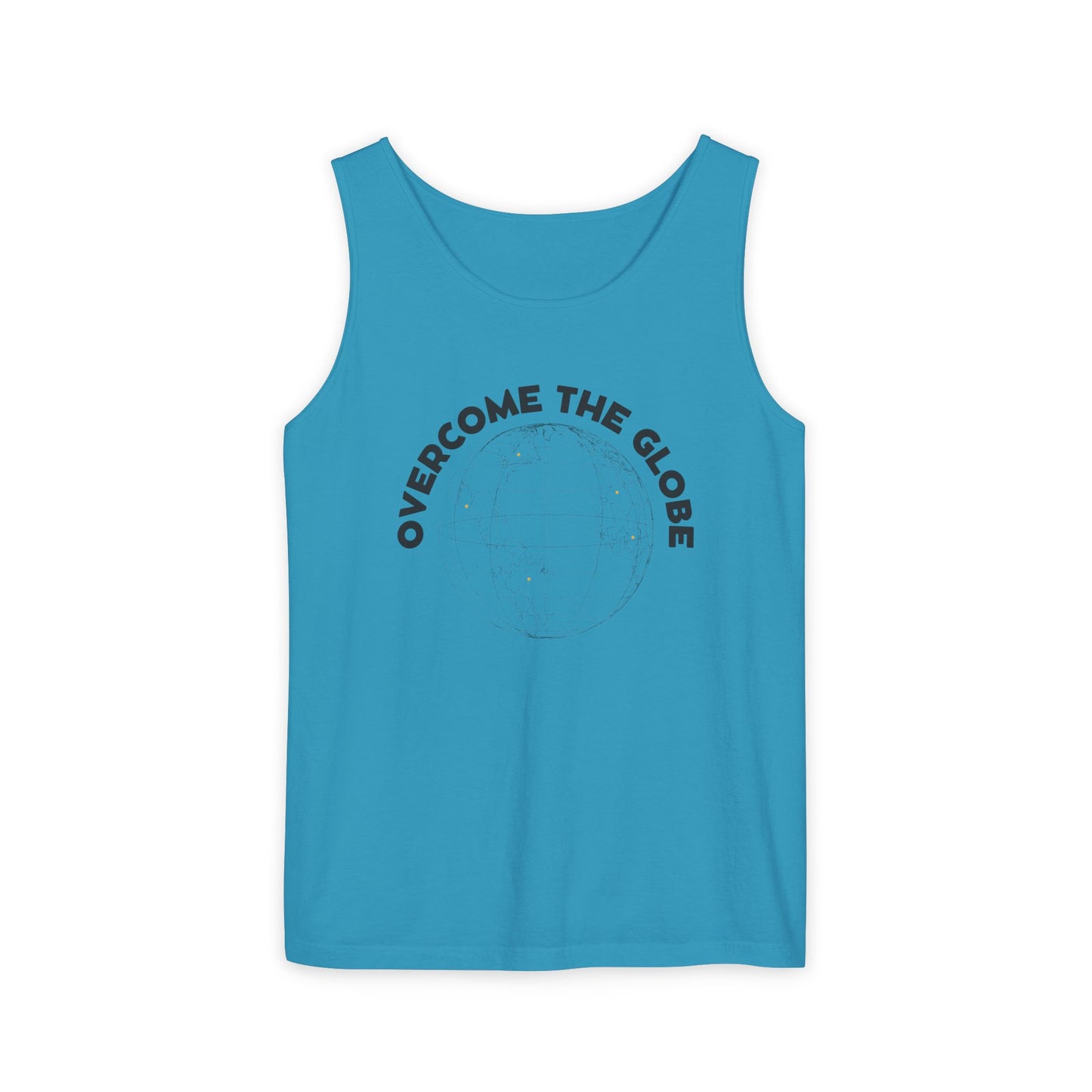 Women Cotton Tank -Multicolors! "Overcome the Globe"