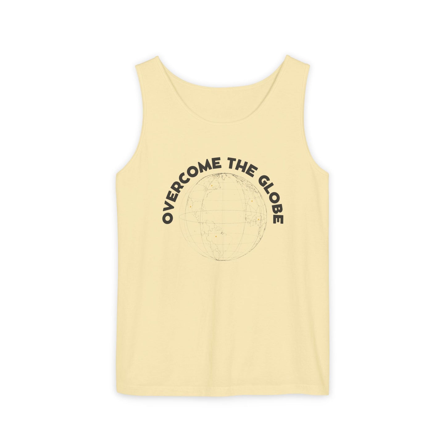 Women Cotton Tank -Multicolors! "Overcome the Globe"