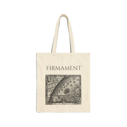 Firmament Image - NATURAL COLOR - Cotton Canvas Tote Bag - UNISEX