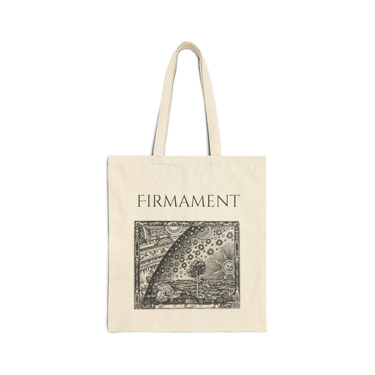 Firmament Image - NATURAL COLOR - Cotton Canvas Tote Bag - UNISEX