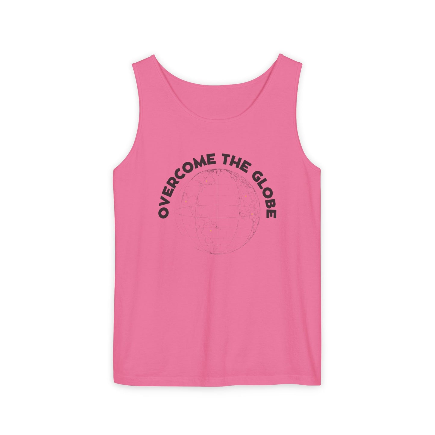 Women Cotton Tank -Multicolors! "Overcome the Globe"