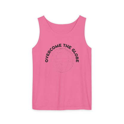 Women Cotton Tank -Multicolors! "Overcome the Globe"